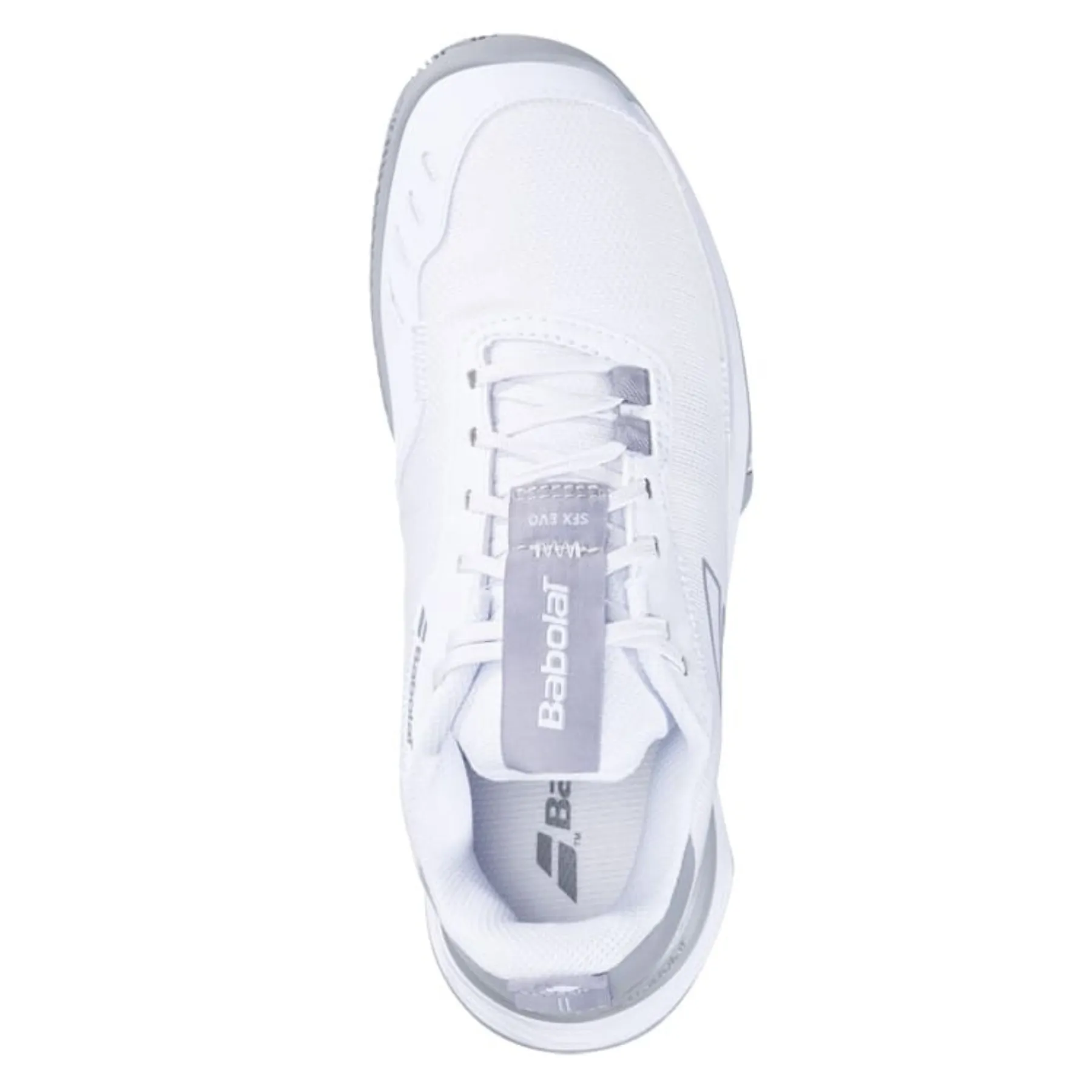 Babolat Sfx Evo Clay Women Tennis Shoes - White/Lunar Grey Padded collar Cardio Training