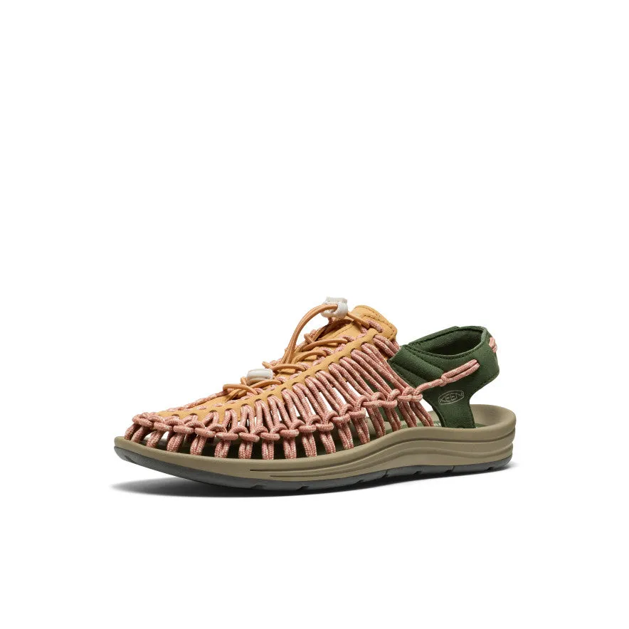 Ocean Walk Bold Tone Men's UNEEK Sneaker  |  Oak Buff/Bronze Green