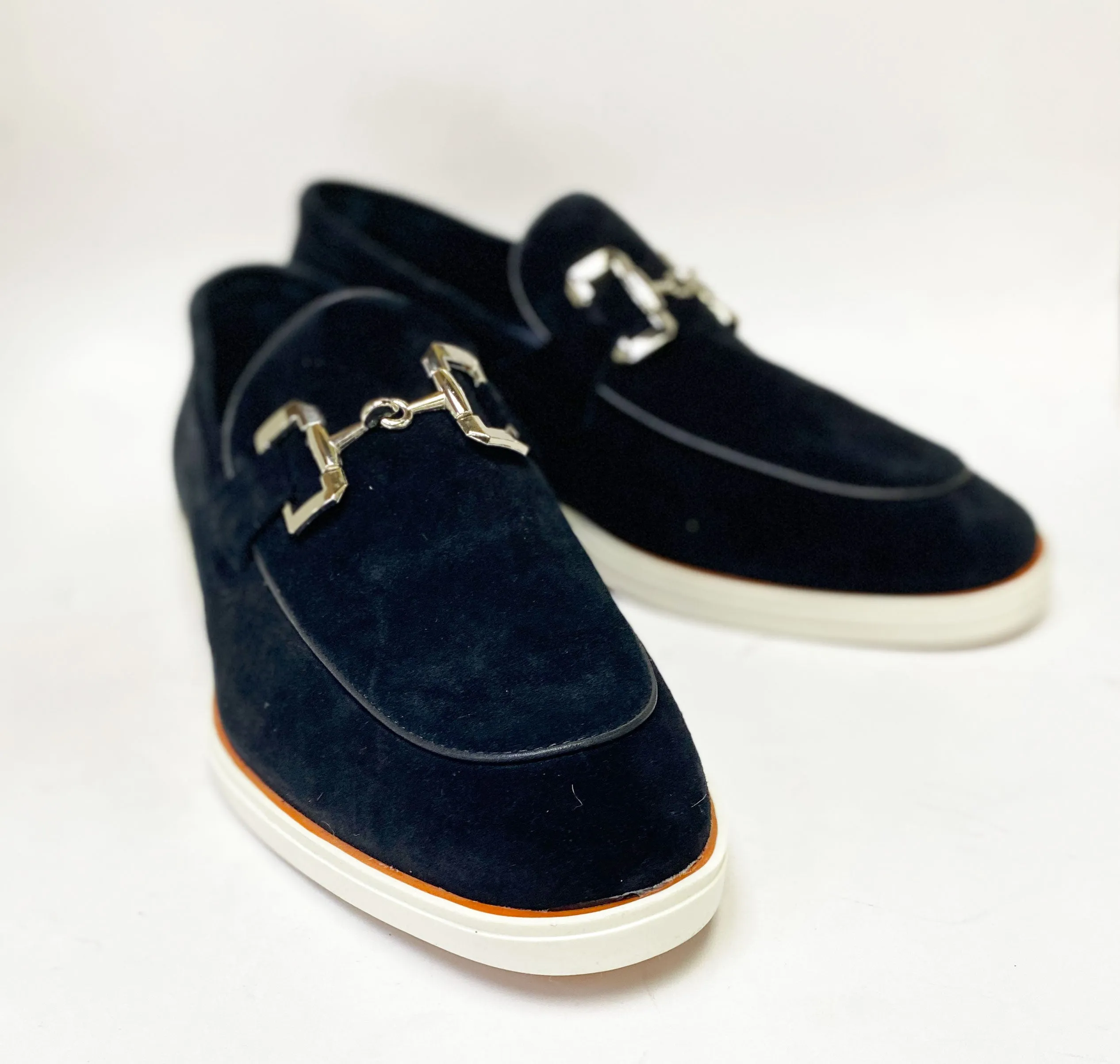 Style: 660-01S-Black Suede Soft Anti Slip