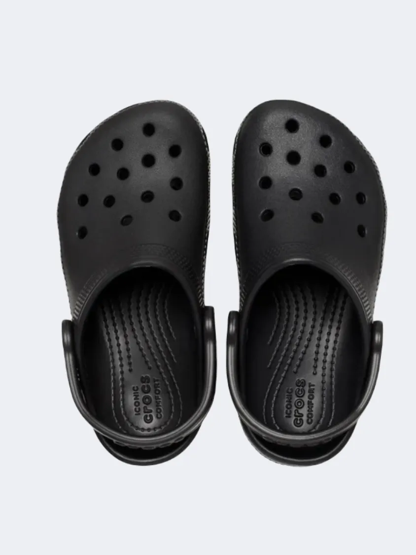 Action Fast Crocs Classic Clog Infant Unisex Lifestyle Slippers Black