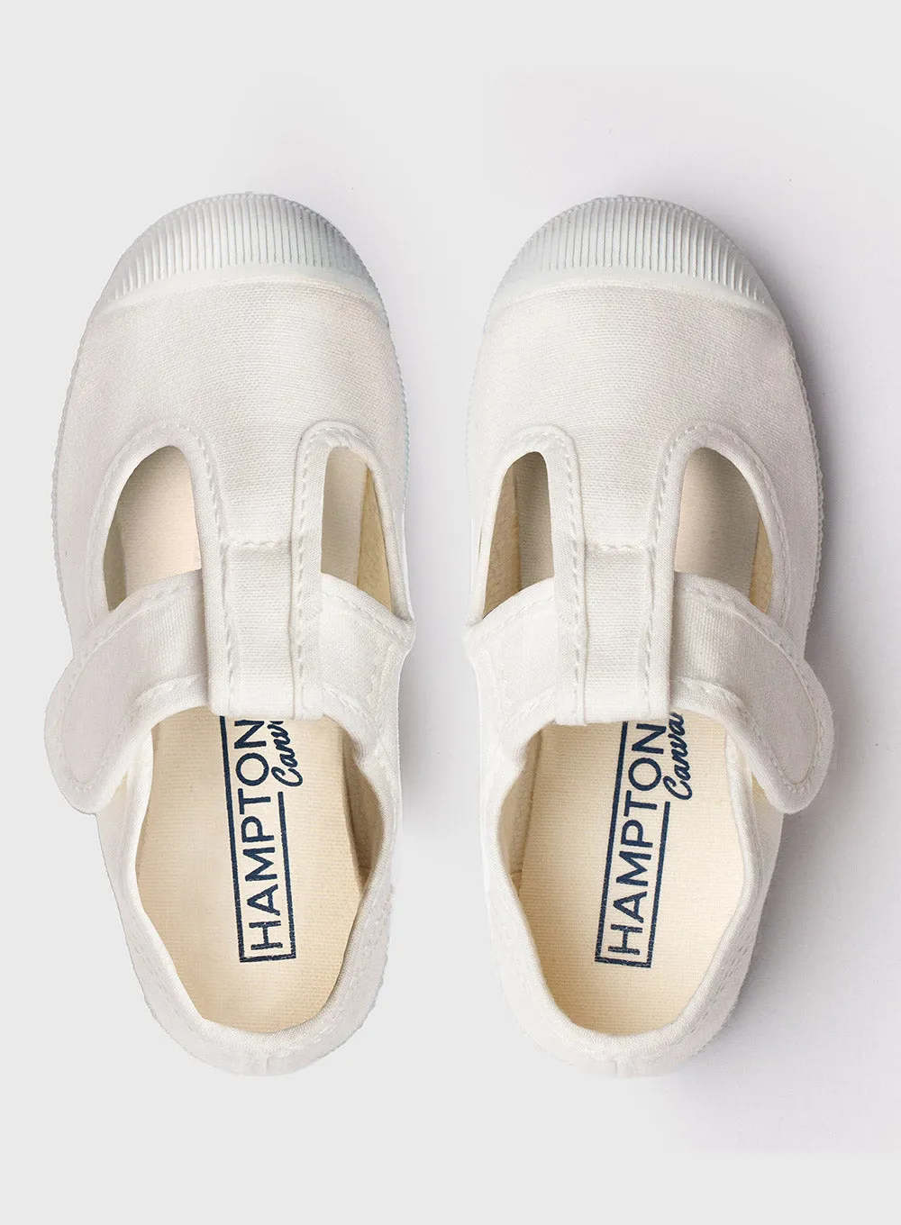 Hampton Canvas Champ Shoes in White Strong Pace