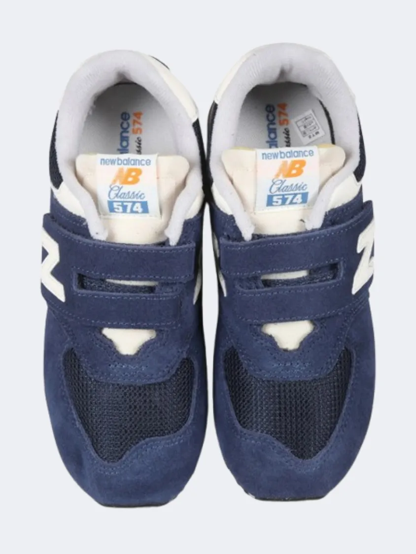 New Balance 574 Ps Boys Lifestyle Shoes Navy Street Ball Comfort Shank