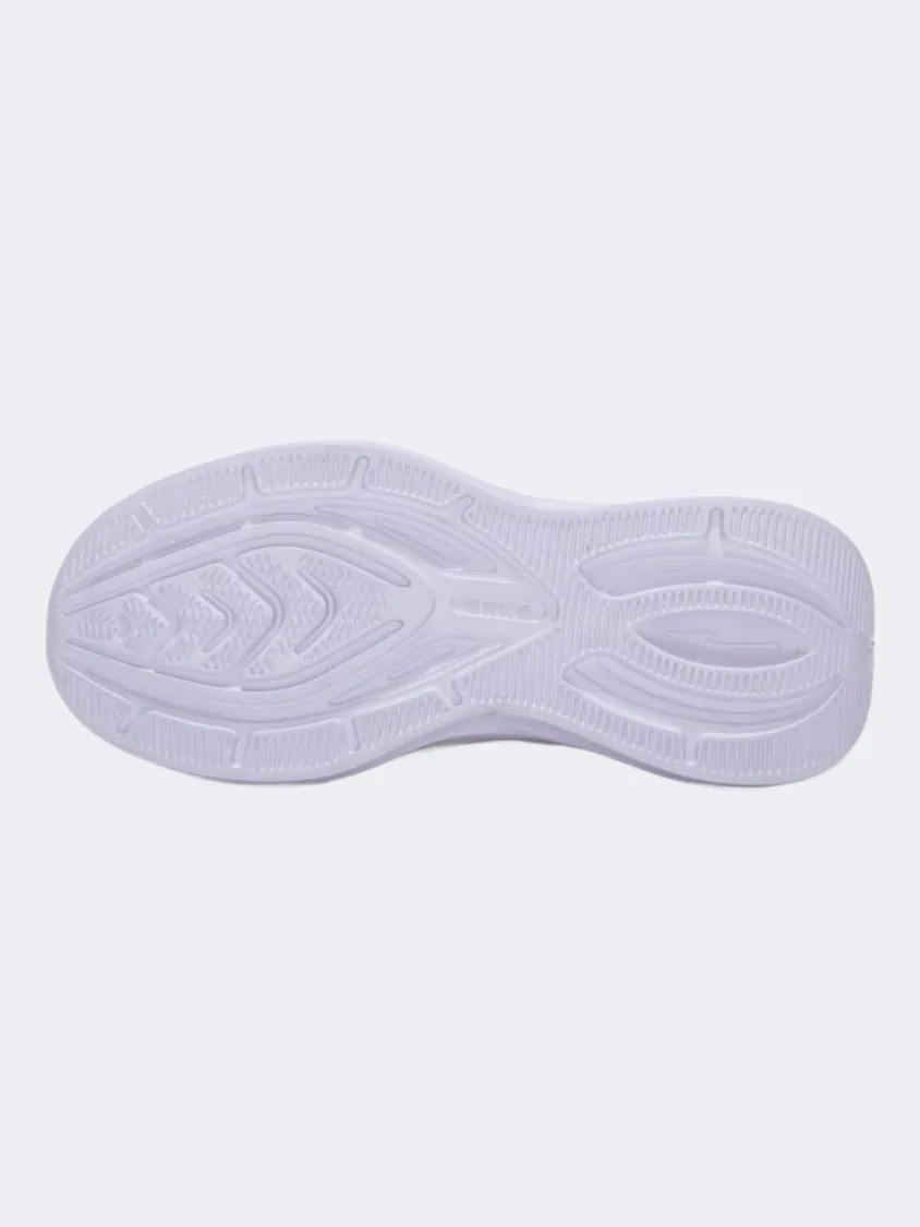 Erke Kids-Girls Running Shoes White/Thistle Dry Base