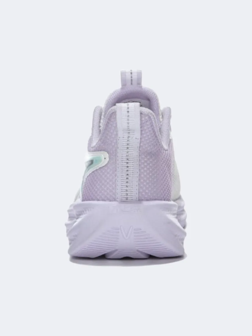 Move Light Erke Kids-Girls Running Shoes White/Thistle