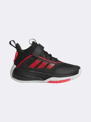 Young Mood Adidas Ownthegame 3.0 Ps-Boys Basketball Shoes Black/Cloud White