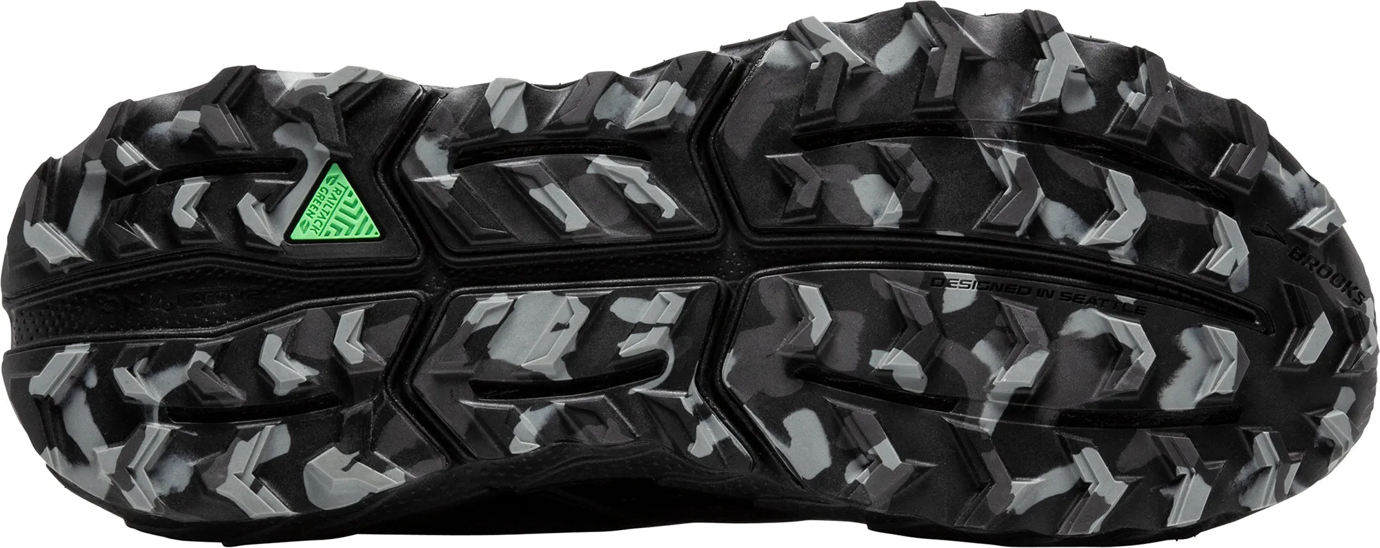 Brooks Cascadia 18 Womens Trail Running Shoes - Black Wide Platform Anti Shock