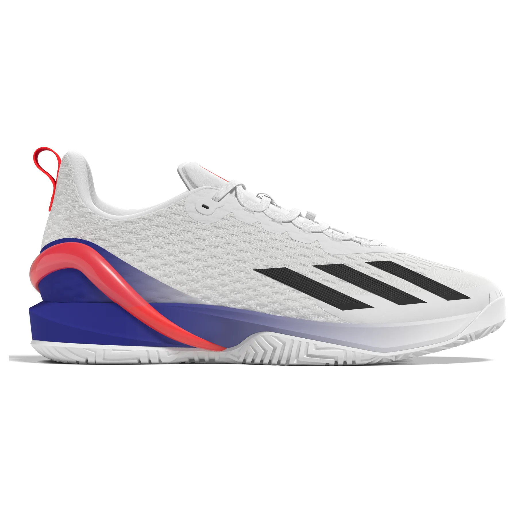 Adidas Performance Adizero Cybersonic Men  Tennis Shoes- Ftw White/Core Black/Solar Red Shock Resistance young adults