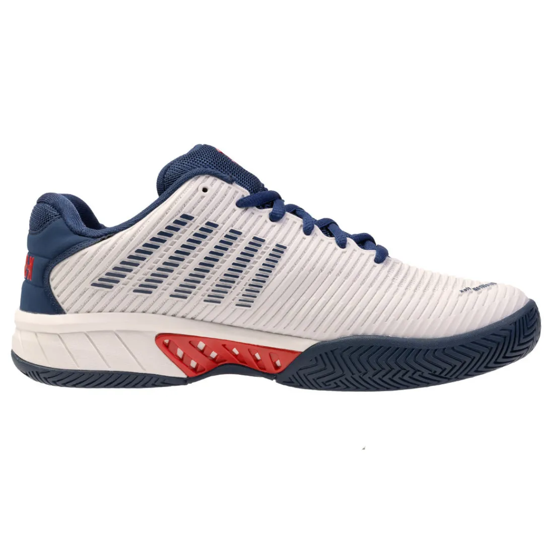 K Swiss Hypercourt Express 2 Men Tennis Shoes - Blanc De Blanc/Blue Opal/Lollipop Urban Life