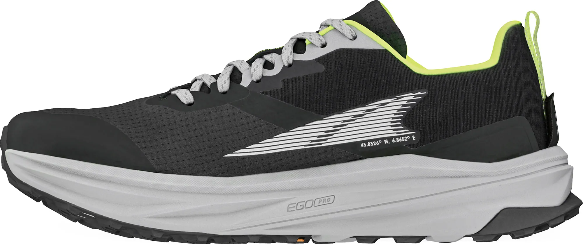 Forefoot flare improves ground control during sprints Step Drive Altra Mont Blanc Speed Mens Trail Running Shoes - Black