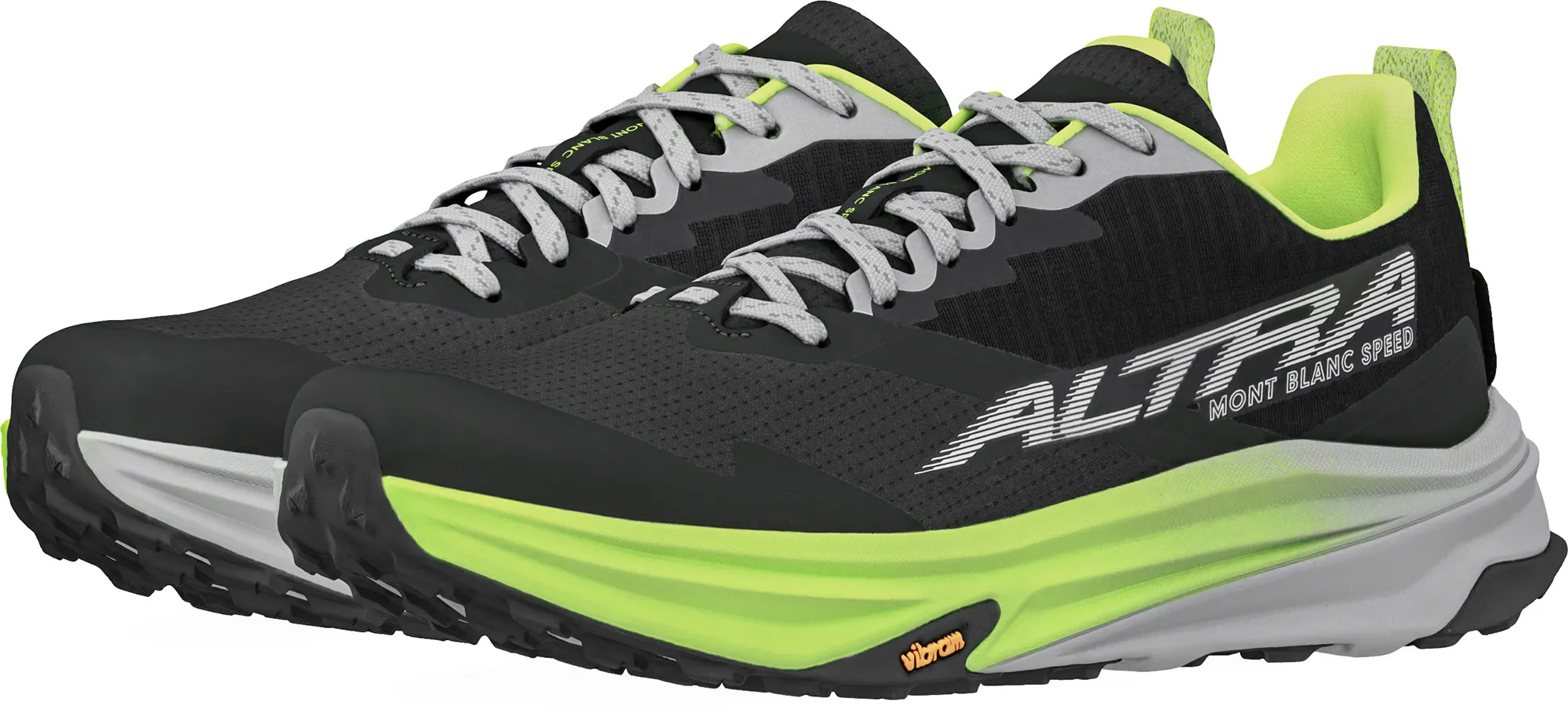 Training Ready Altra Mont Blanc Speed Mens Trail Running Shoes - Black