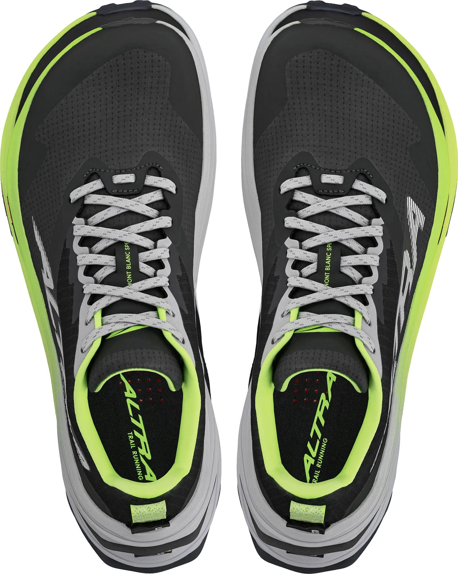 Altra Mont Blanc Speed Mens Trail Running Shoes - Black Foot Recovery Stretch Sole