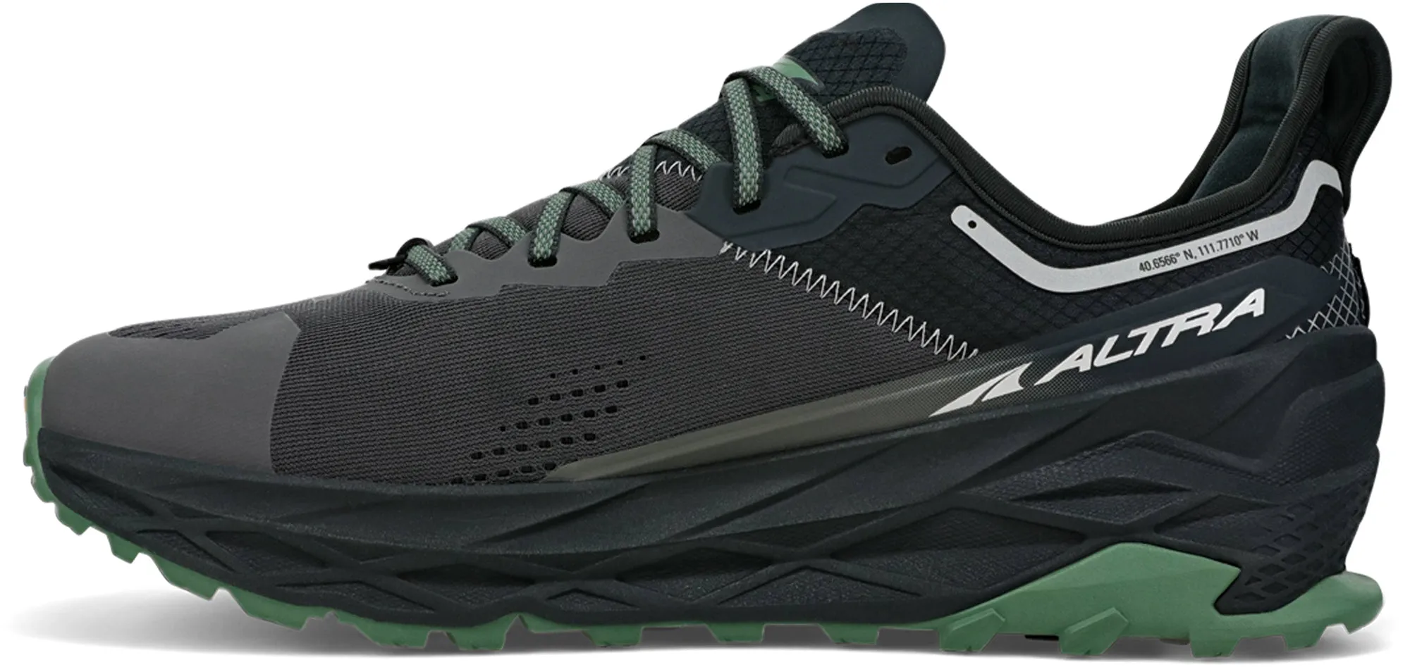 Altra Olympus 5 Mens Trail Running Shoes - Black Lean Structure Midfoot structure offers consistent responsiveness