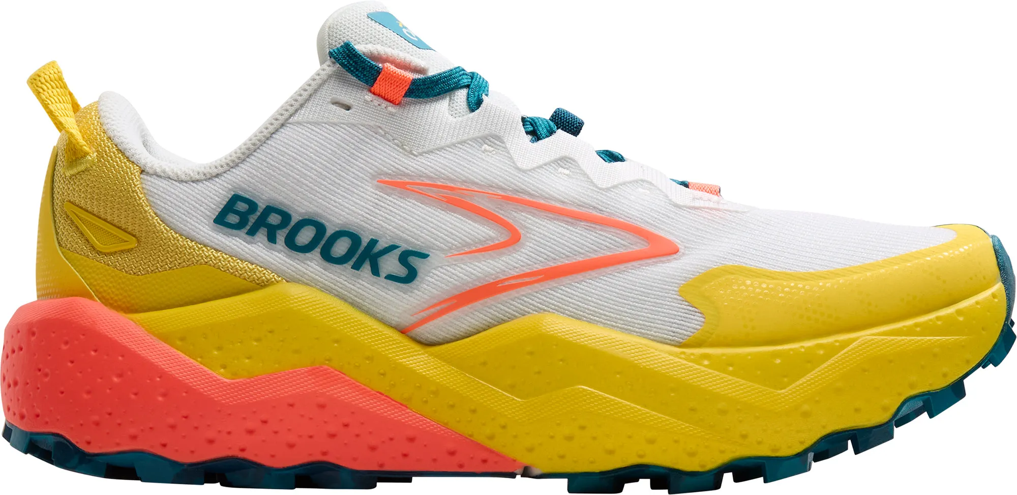 Quick Shift Trendy Brooks Caldera 8 Womens Trail Running Shoes - White