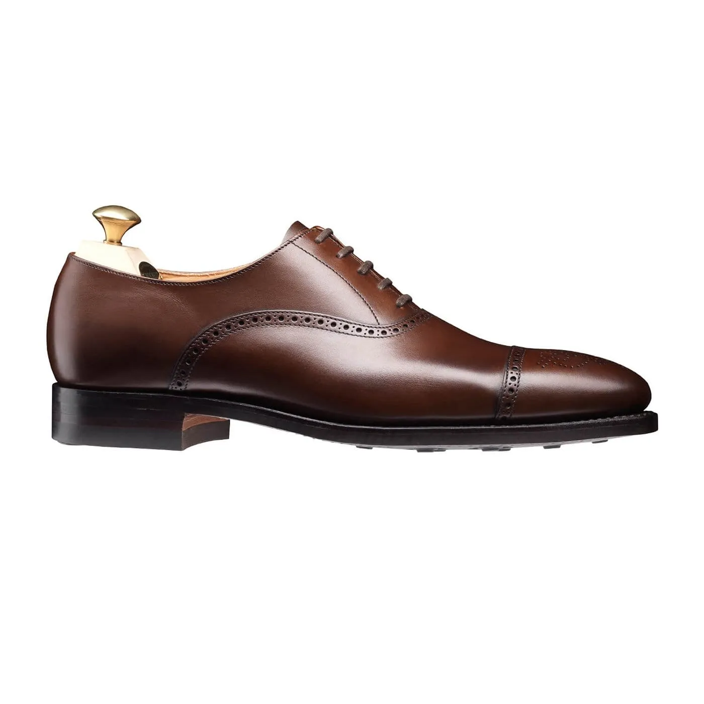 Malton Dark Brown Burnished Calf Comfort Class Sophisticated Shoes