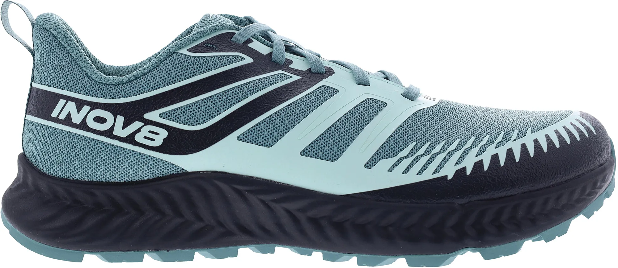Inov8 TrailFly Womens Trail Running Shoes - Green Indoor Steps