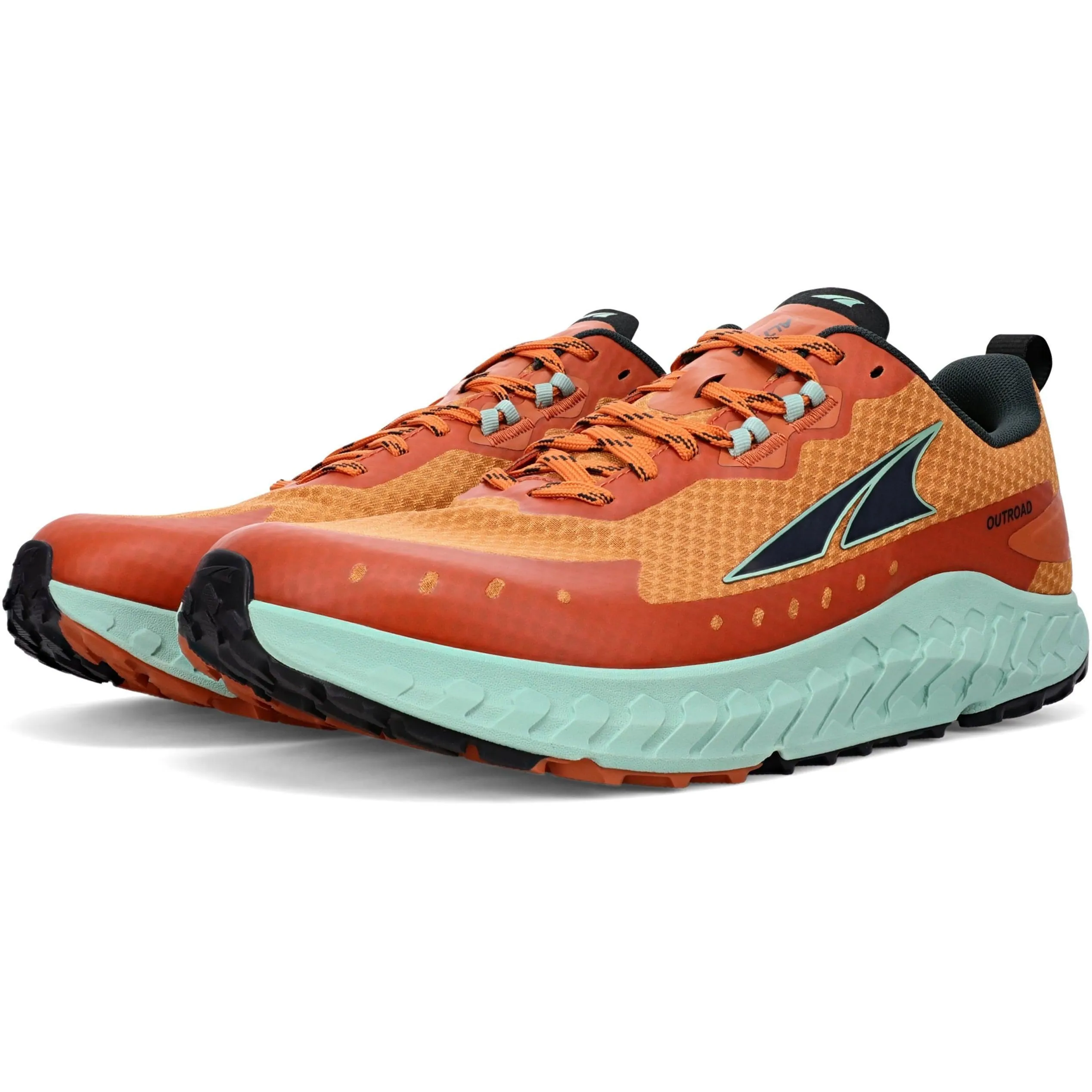 Anti corrosion Breath Comfort Altra Outroad Mens Trail Running Shoes - Orange