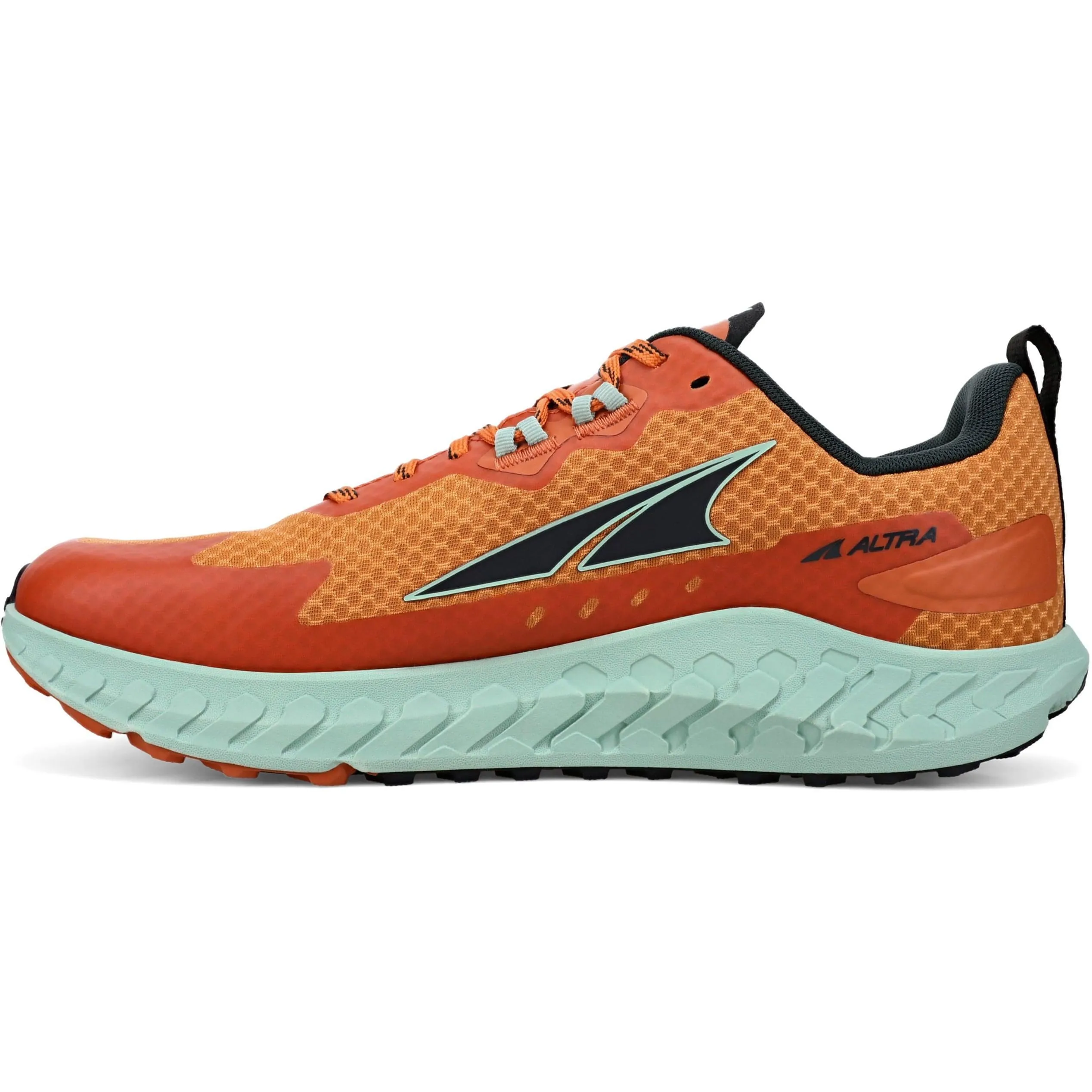 Altra Outroad Mens Trail Running Shoes - Orange Body Power Seamless overlays reduce friction during repetitive motion
