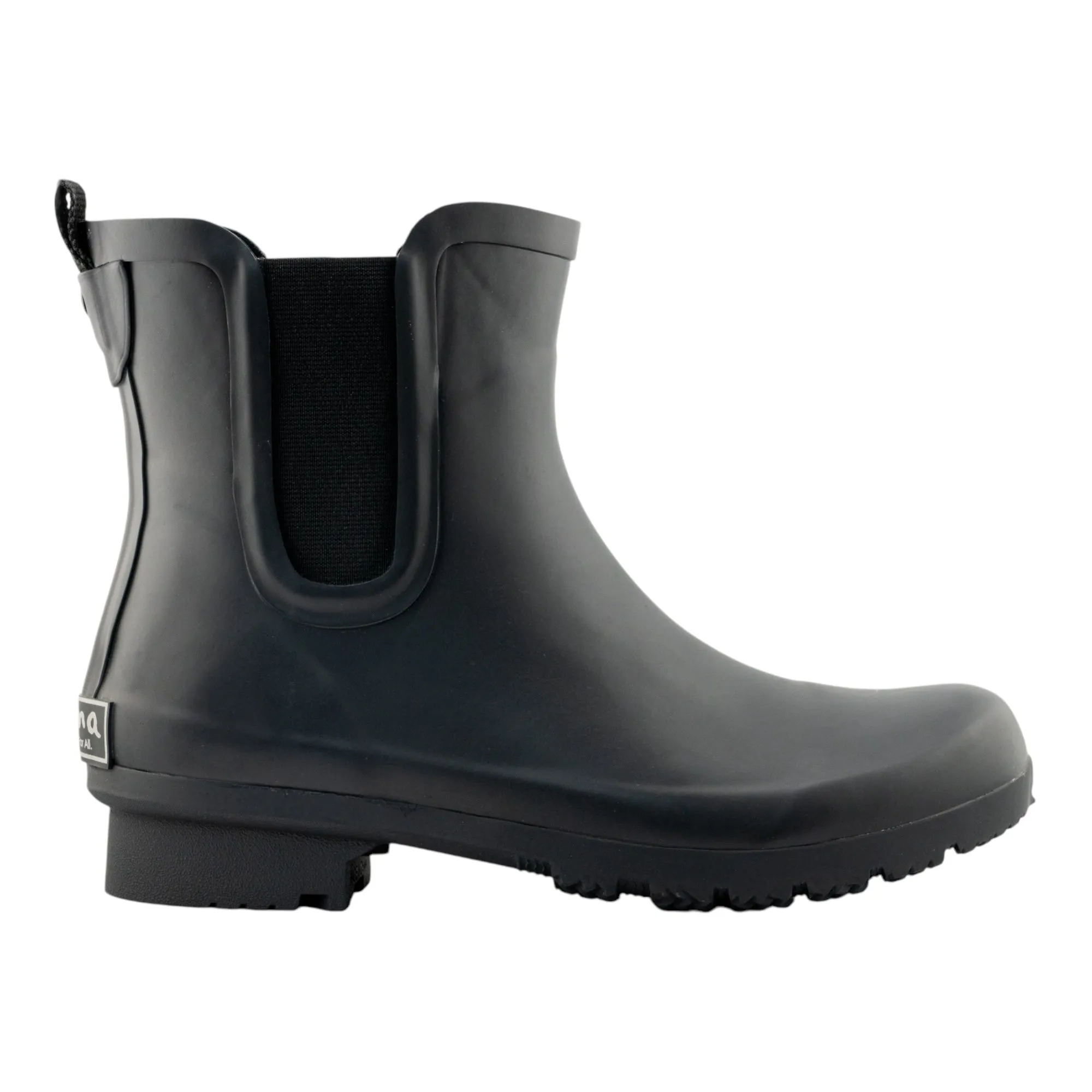 Chelsea Matte Charcoal Women's Rain Boots Lightweight