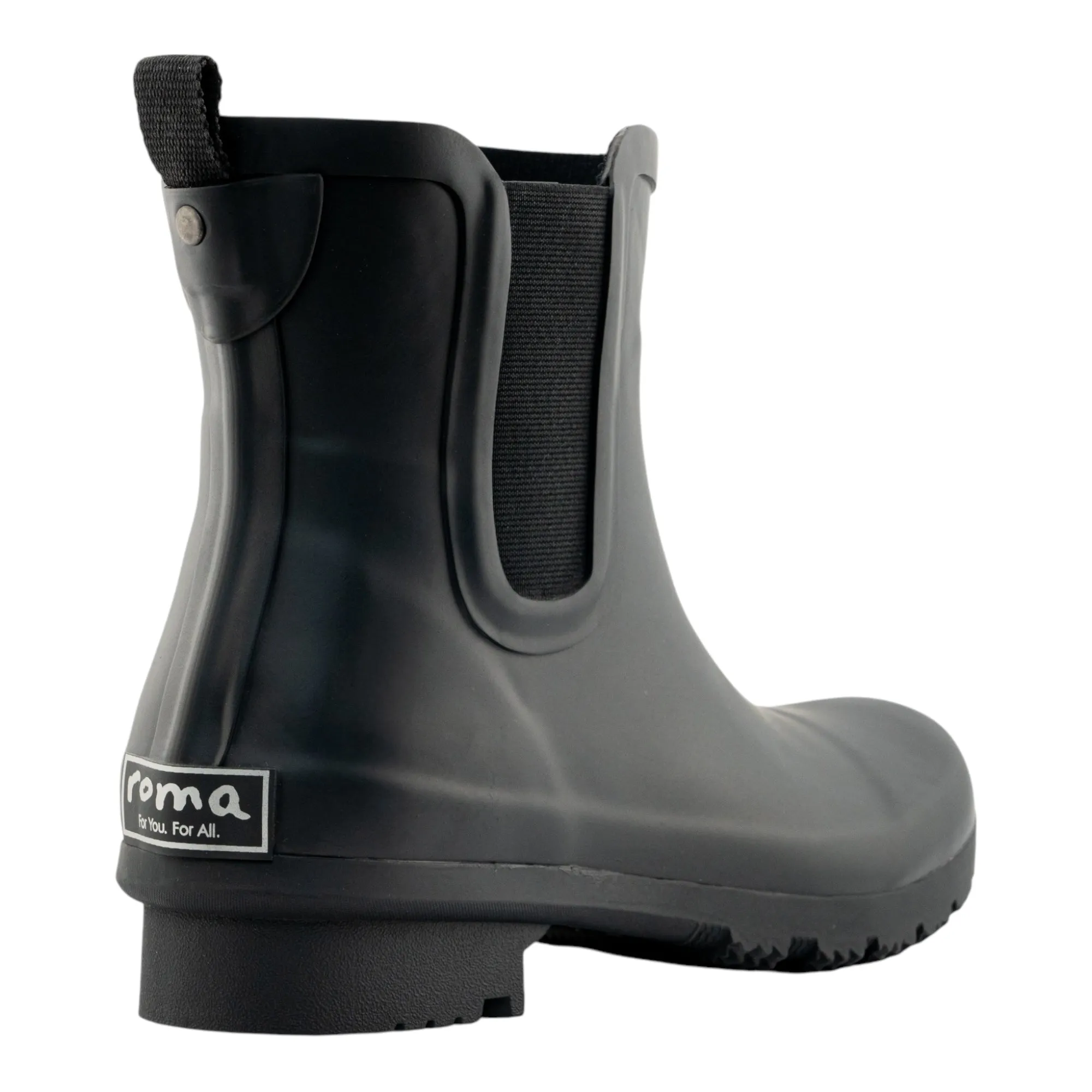 Quick Fit Boots Work Week Ready Chelsea Matte Charcoal Women's Rain Boots