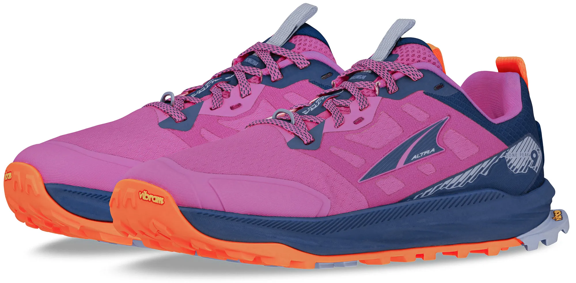 Altra Lone Peak 9  Womens Trail Running Shoes - Purple quick dry