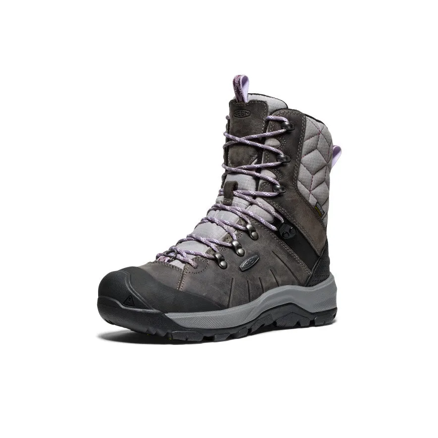 Low Cut Women's Revel IV High Polar Waterproof Boot  |  Steel Grey/Orchid Petal