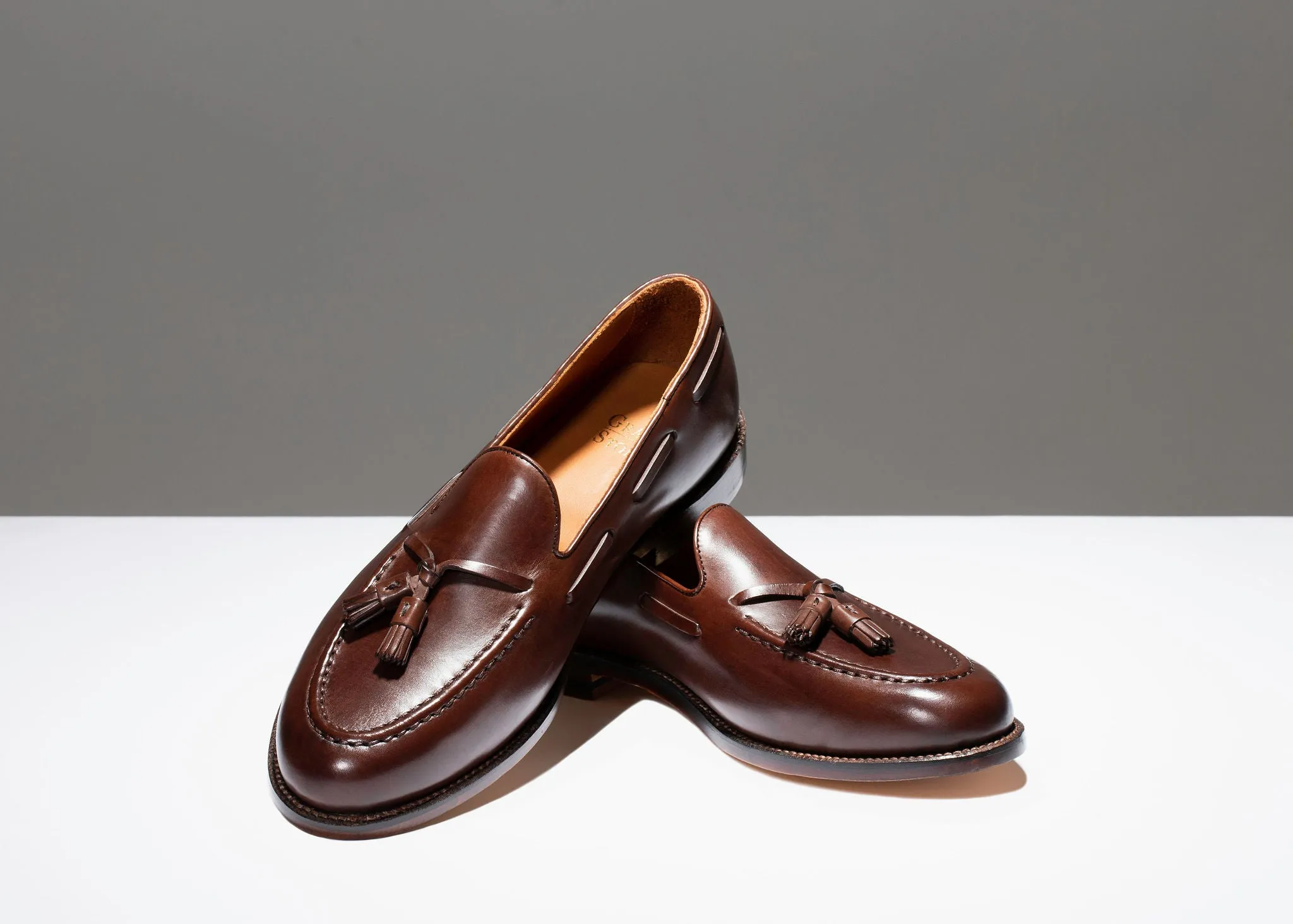 Grip Step Sunny Path Tassel Loafer Tobacco Calf