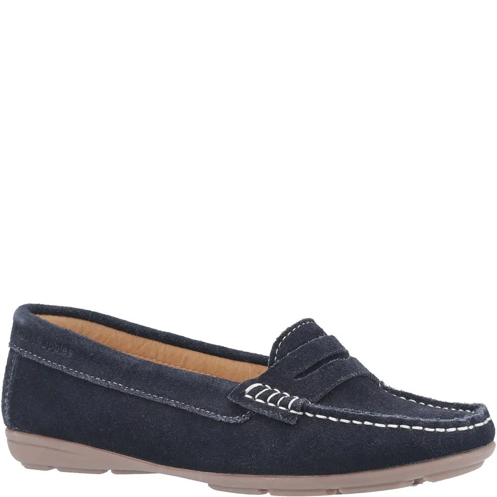 Firm Guard Air Dash Navy Margot Slip-On Loafers