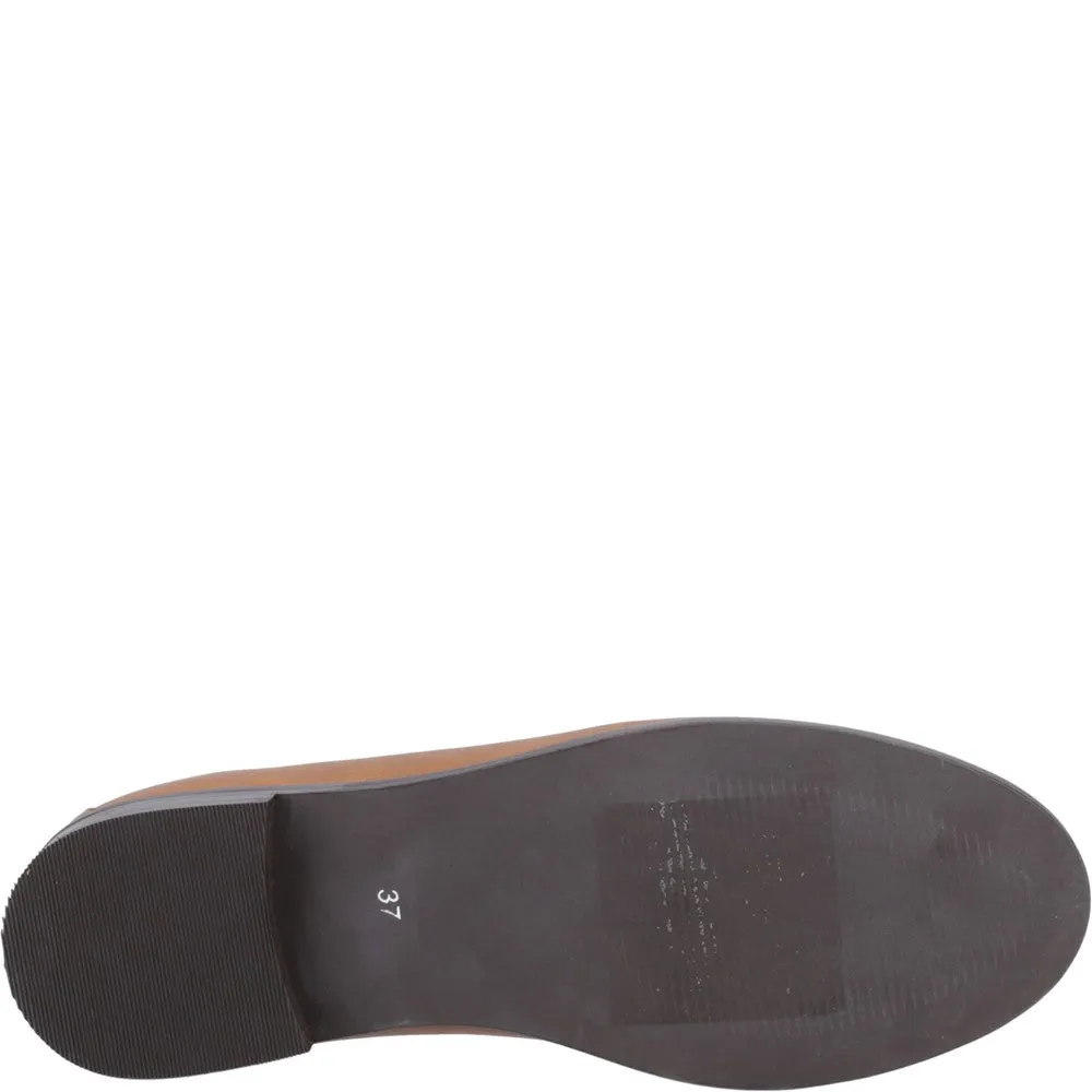 Open Way Washable Tan Connie Tassel Loafers