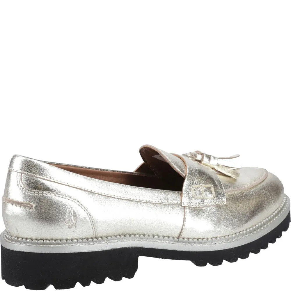 Gold Ginny Tassel Loafers Open Guard