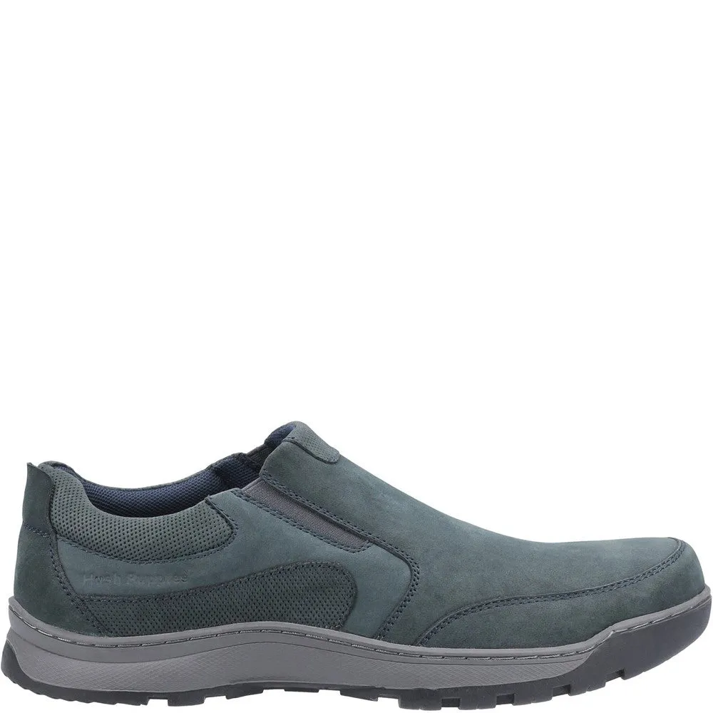 Navy Jasper Slip-On Trainers Simple Comfort