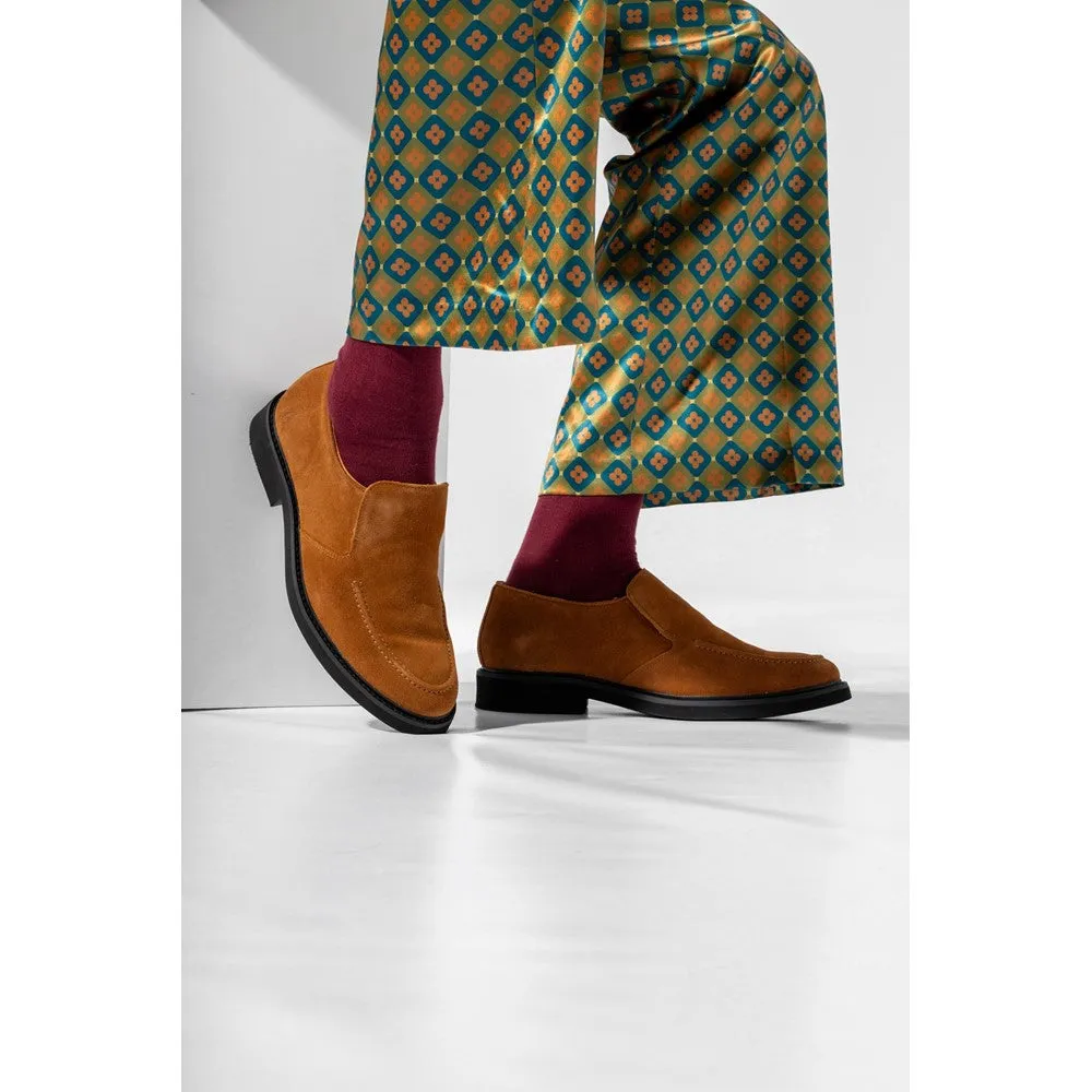 Chestnut Earl Loafer Orthopedic Comfort Pastel Tones