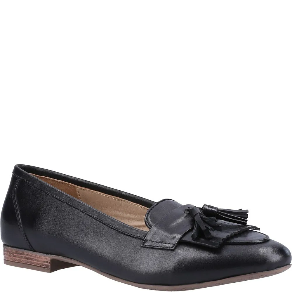 Black Marissa Tassel Loafers Grip Smooth