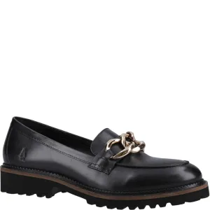 Stylish Padding Supportive sole Black Gianna Loafers