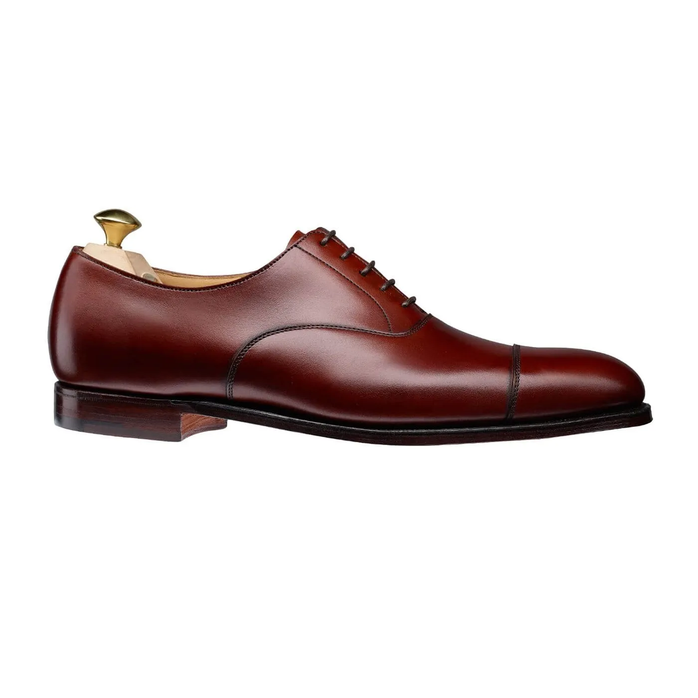 Quick Walk Shoes Simple Leather Walk Dorset 2 Chestnut Burnished Calf