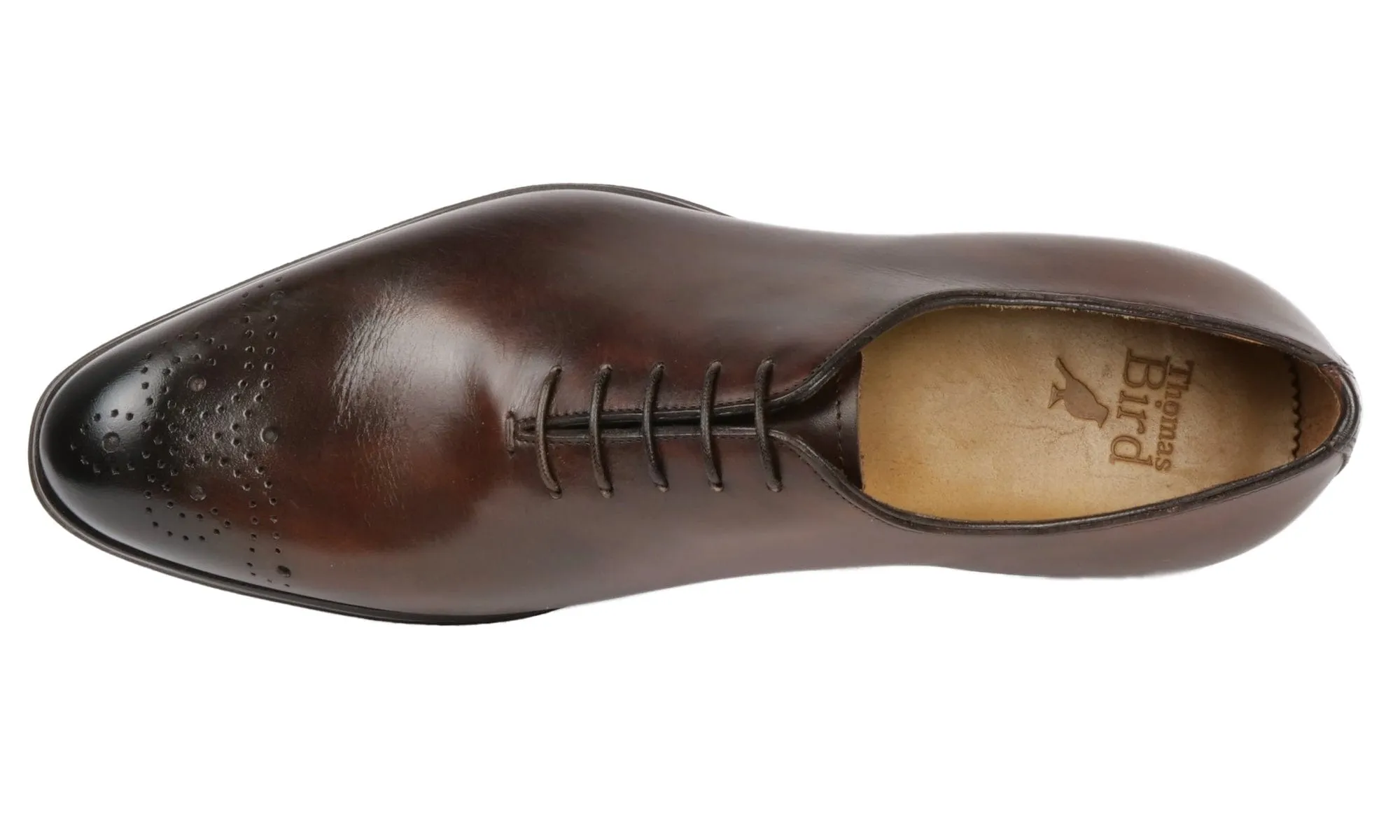 Leather Step Style Soho Wholecut Oxford Brogue Brown
