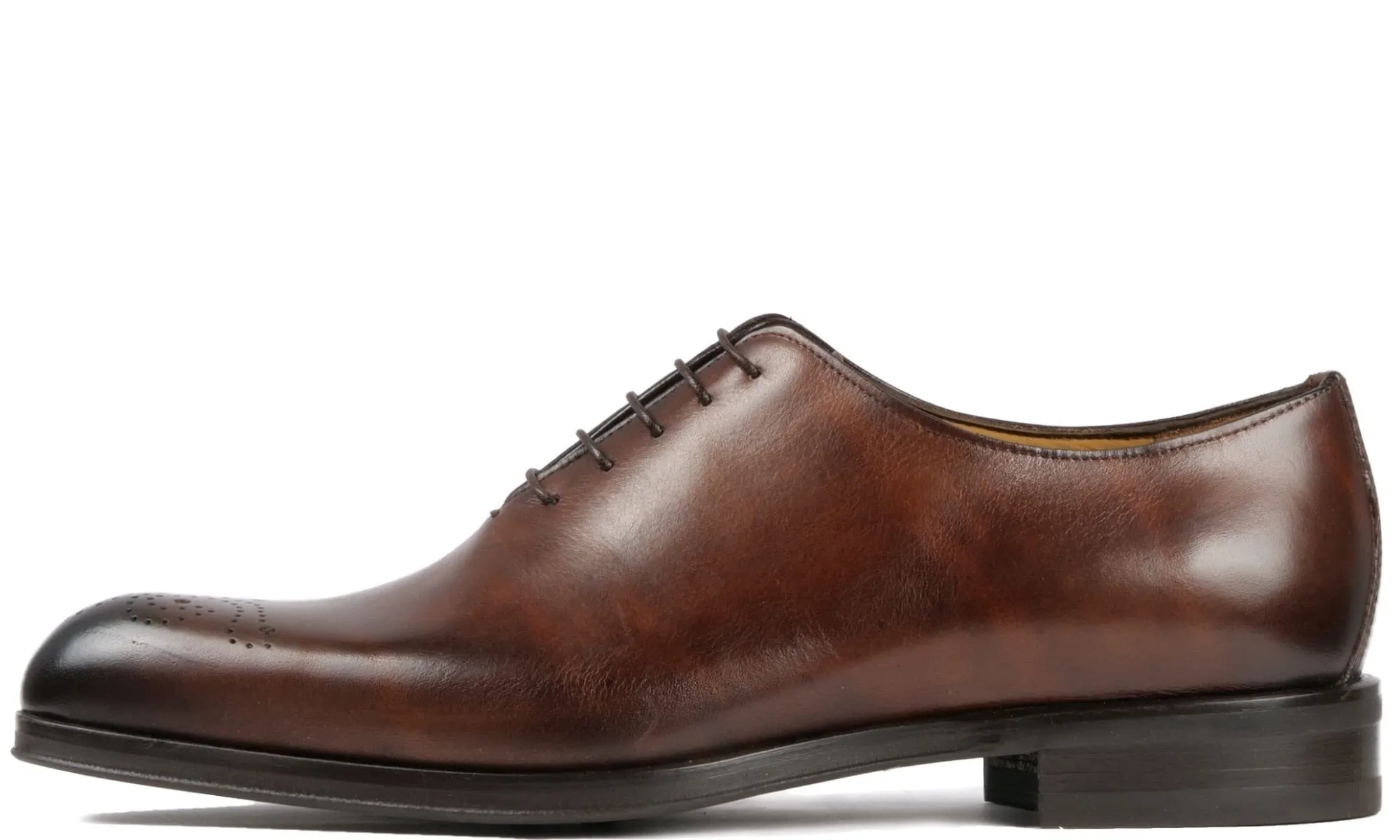 Sophisticated Comfort Quick Walk Fit Soho Wholecut Oxford Brogue Brown