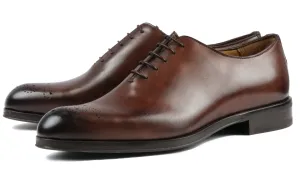Smart Leather Ultimate Comfort Soho Wholecut Oxford Brogue Brown