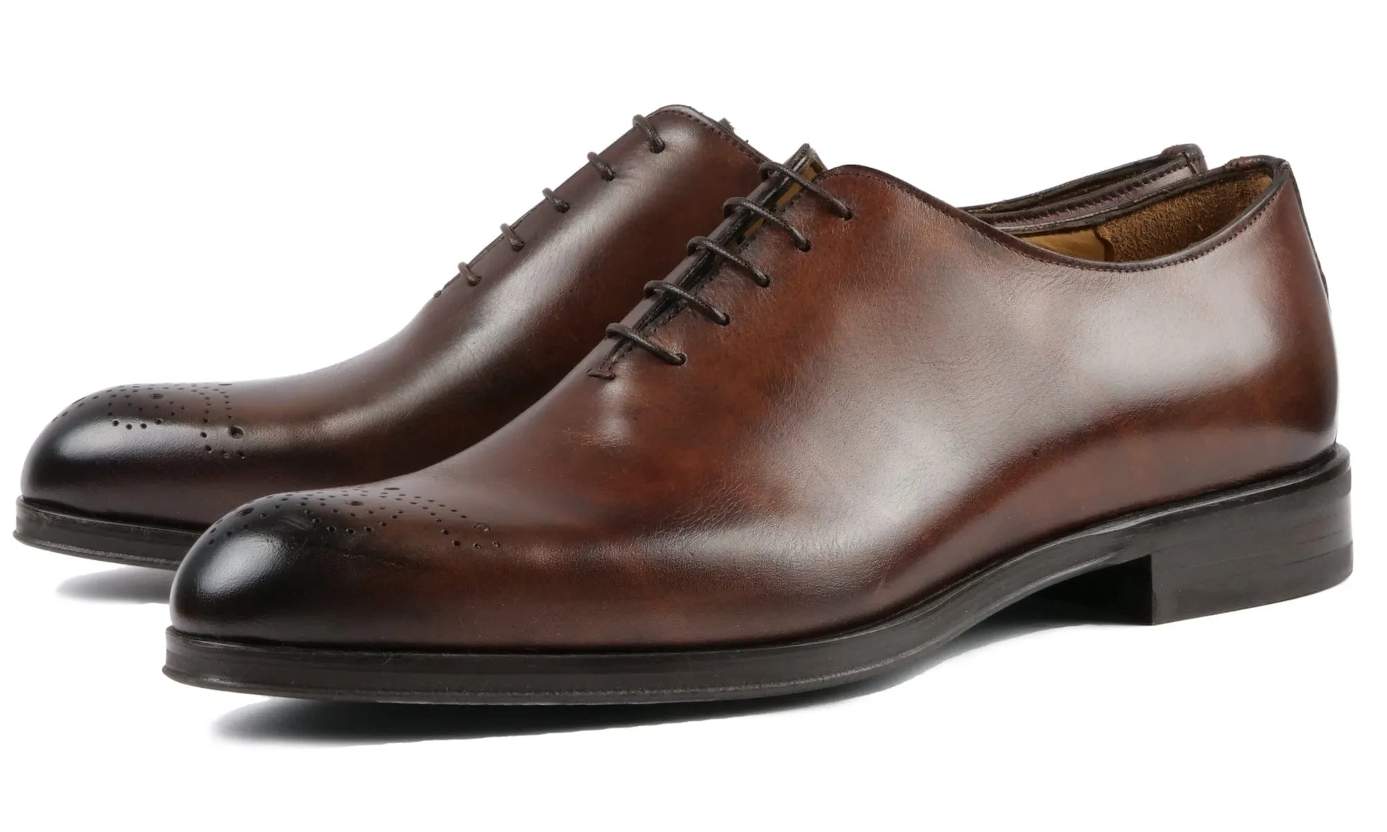 Smart Leather Ultimate Comfort Soho Wholecut Oxford Brogue Brown
