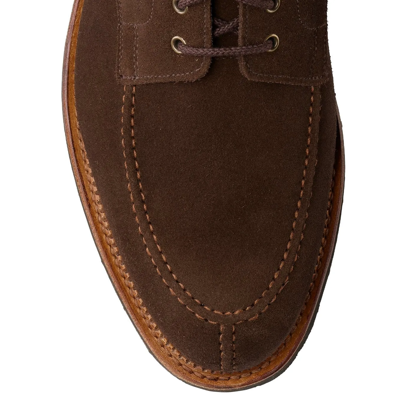 Shannon Dark Brown Suede Sleek Texture