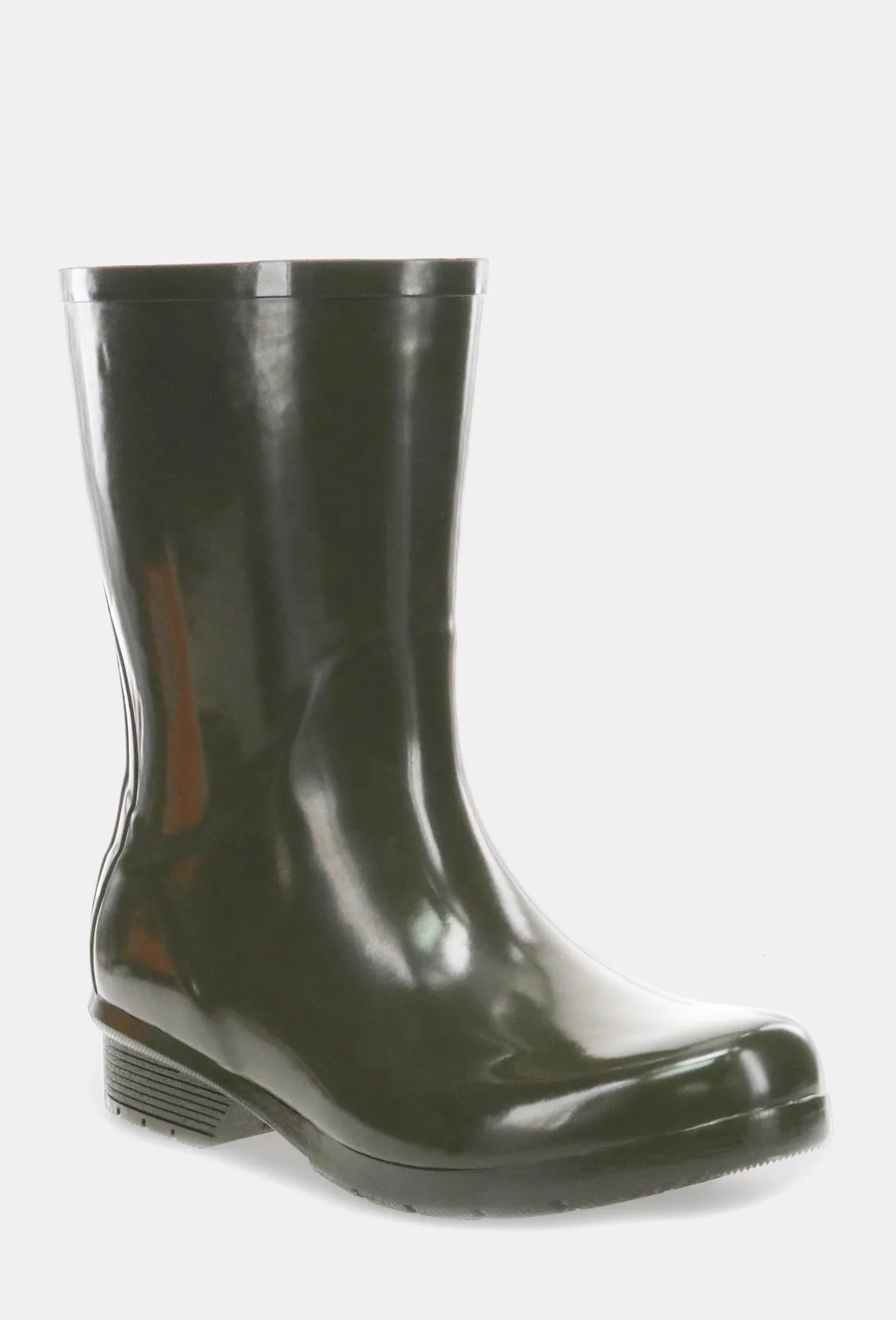 Urban Style GLOSS MID RAIN BOOT - OLIVE