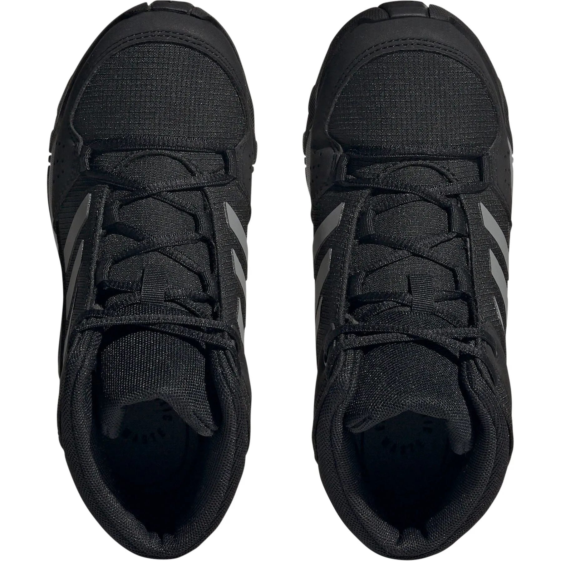 adidas Terrex HyperHiker Mid Junior Walking Boots - Black Rock Surface