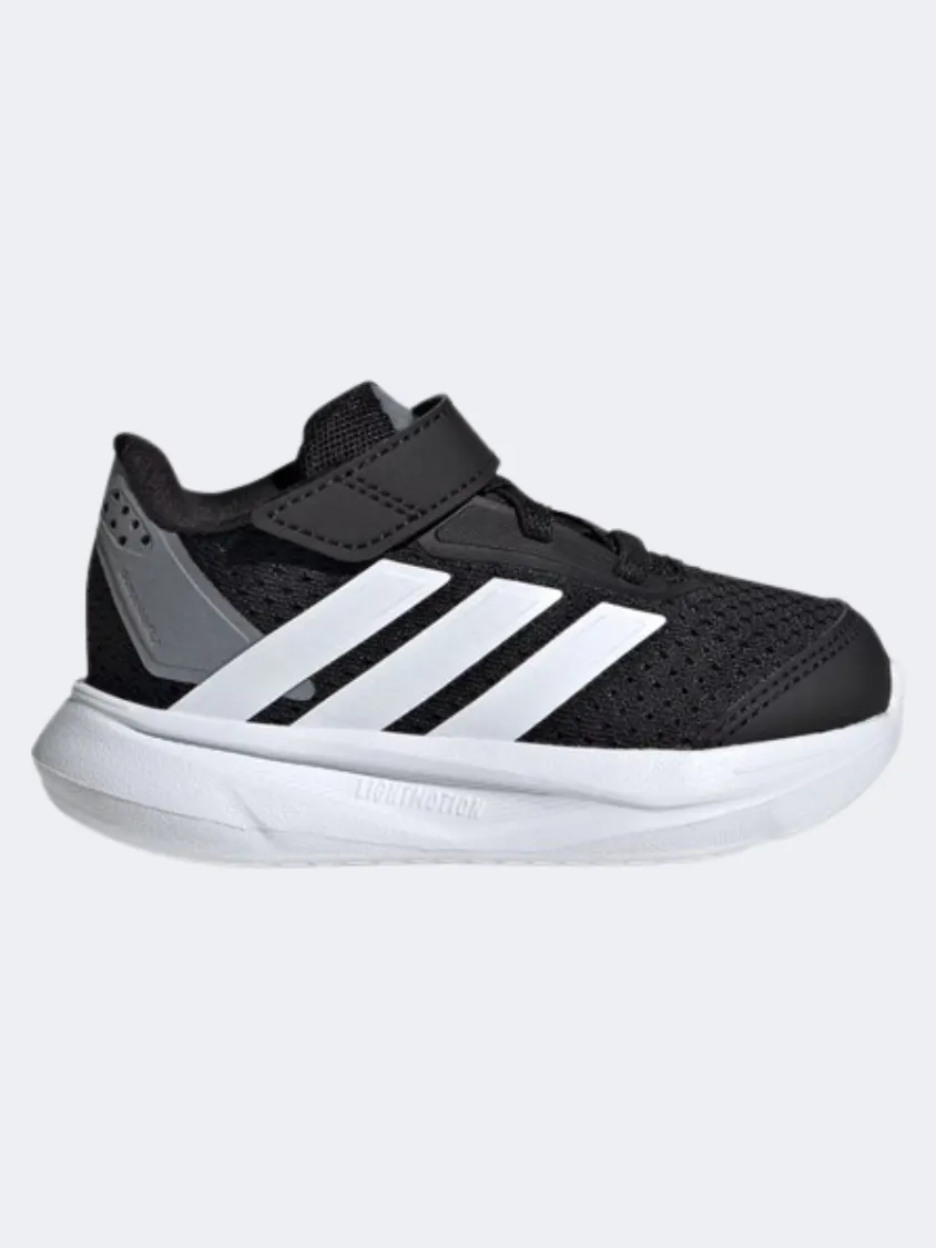Adidas Duramo 2 Infant Unisex Sportswear Shoes Black/White/Grey Happy Move