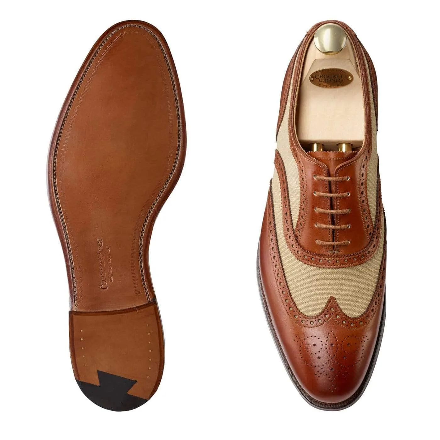 Smart Walk Gerrard 4 Mahogany Calf & Stone Canvas