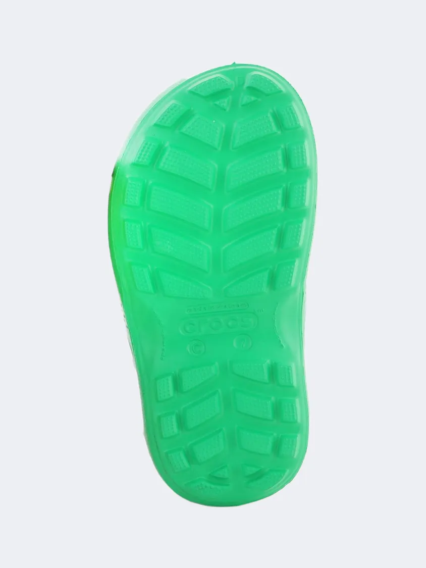 Comfort Upper Crocs Handle It Rain Kids-Unisex Lifestyle Boots Grass Green