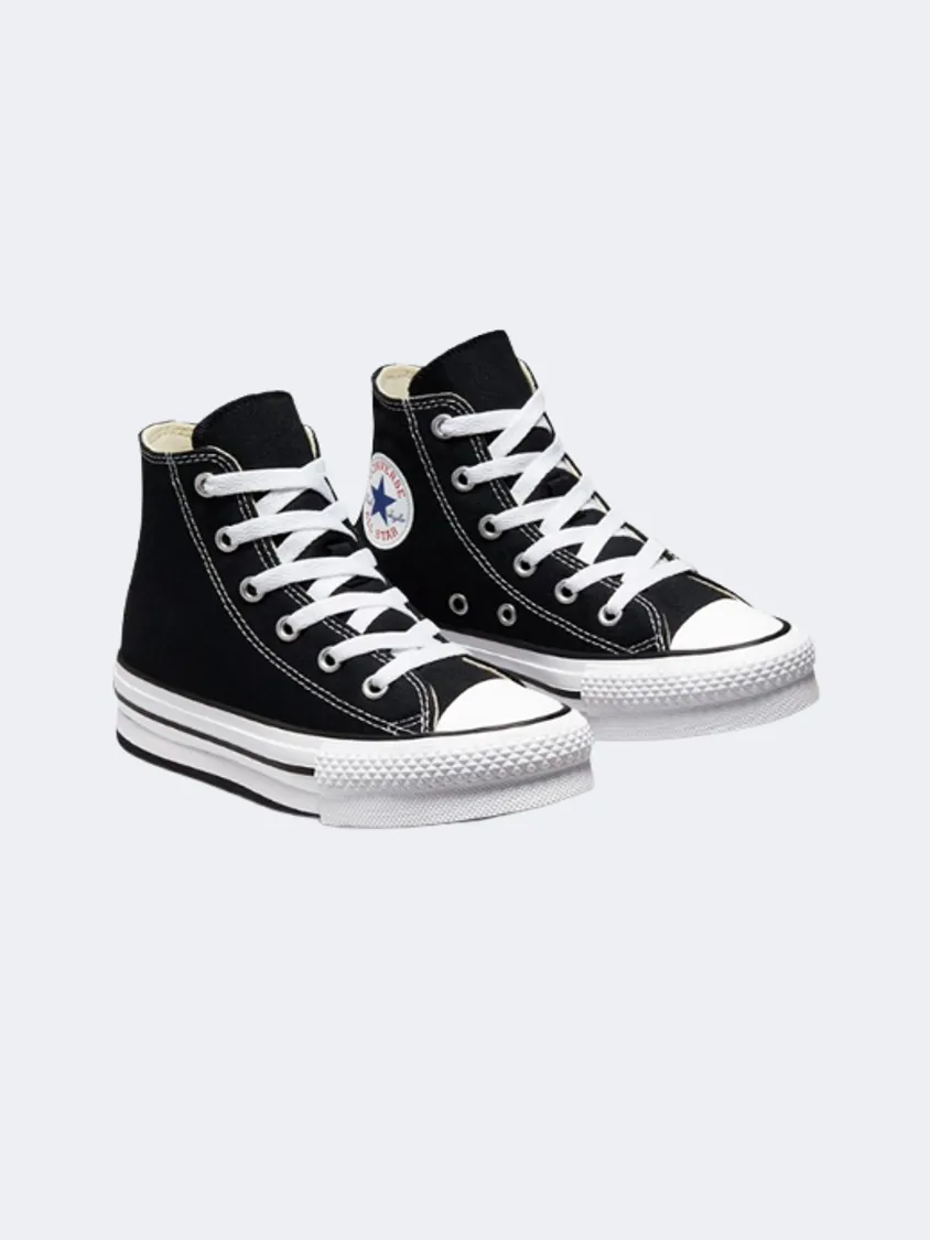 Foot Glow Converse Chuck Taylor All Star Lift Ps Lifestyle Espadrilles Black
