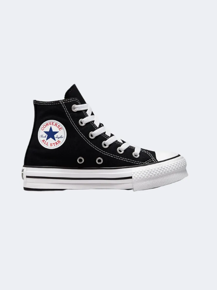 Converse Chuck Taylor All Star Lift Ps Lifestyle Espadrilles Black Dock Easy