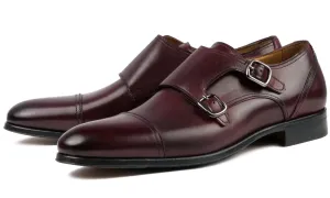 Bourne Monk Strap Oxblood First Walk