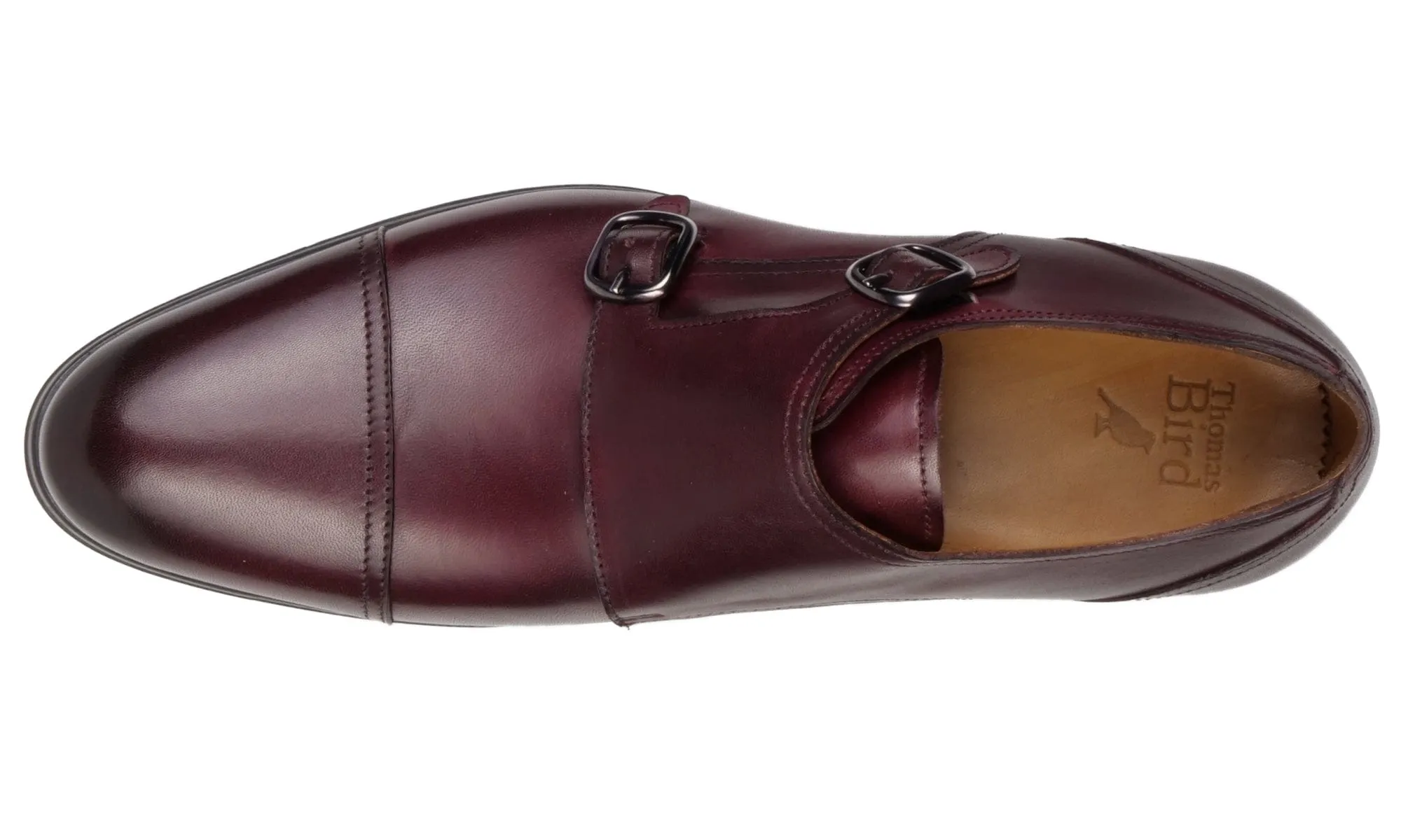 Bourne Monk Strap Oxblood easy move