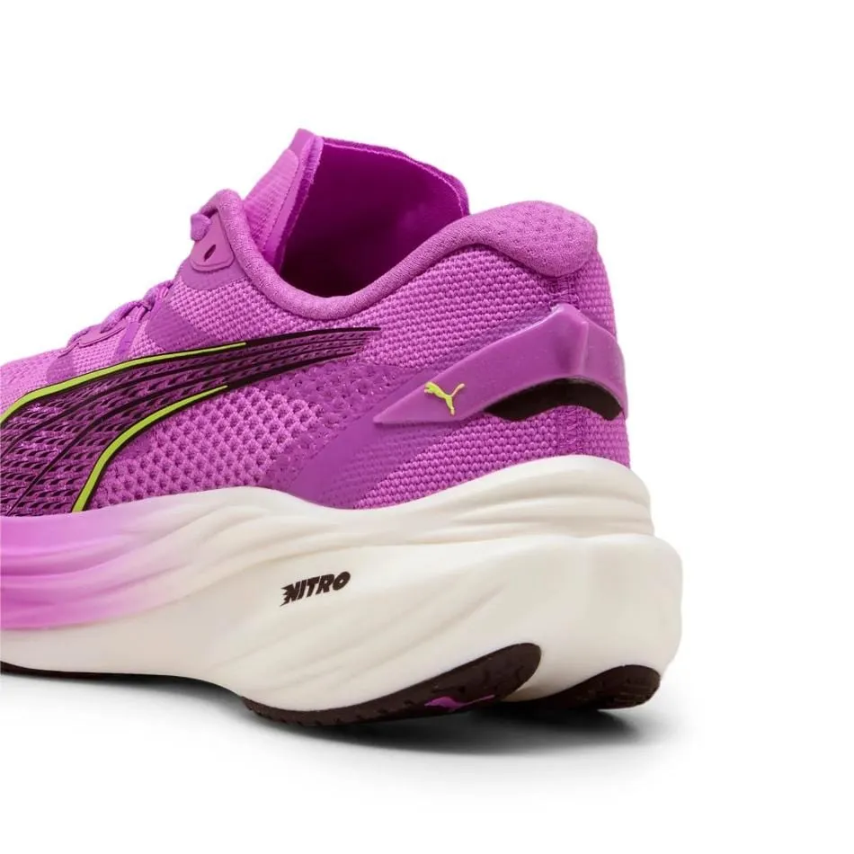 Puma Women's Deviate NITRO 3 Running Shoes in Pure Magenta/Yellow Alert/Puma White SS25 group - run