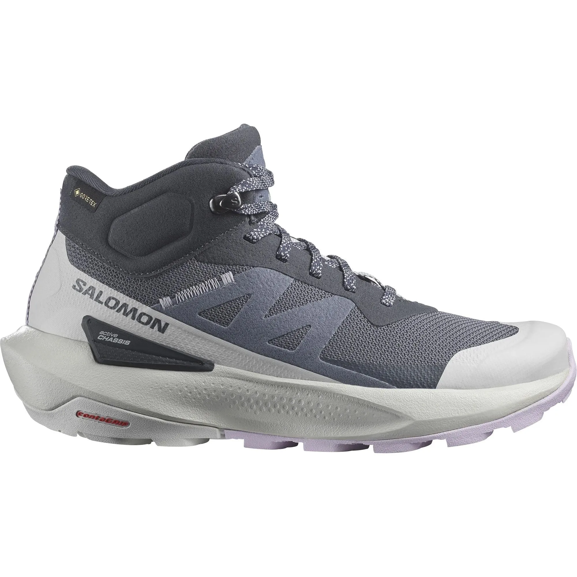 Salomon Elixir Activ Mid GORE-TEX Womens Walking Shoes - Blue Outdoor Trekking Gear